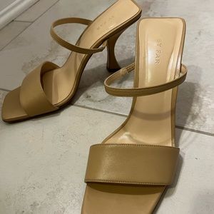 BY FAR Nude Heels